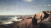 William Stanley Haseltine Rocks at Nahant Sweden oil painting reproduction